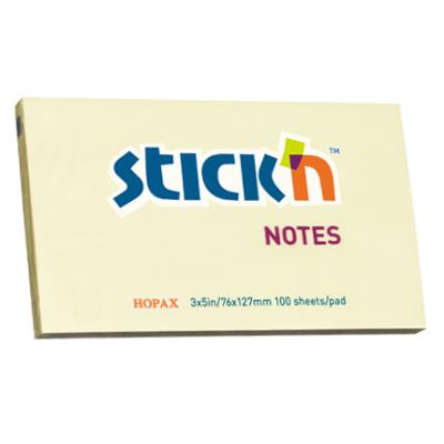 Stick N #21009 3"X5"黃色記事貼