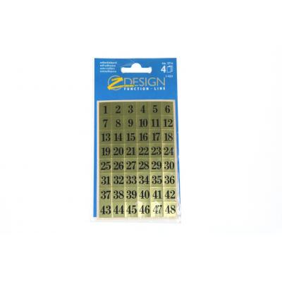 Avery 3716 數字標籤貼紙