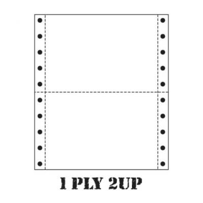 地球牌電腦紙 1ply 9.5"X5.5"(白)-3600套