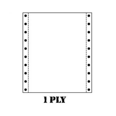 地球牌電腦紙 1ply 9.5"X11"(白)-1600套
