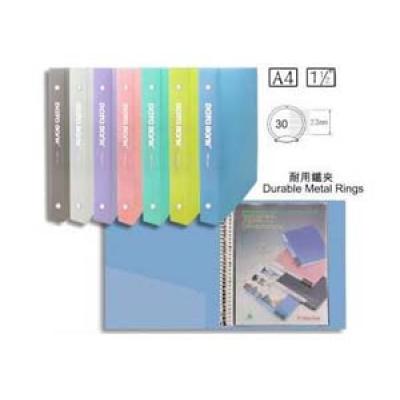 Databank EM3044 A4(35mm) 30孔鐵圈可加頁資料簿(20頁)