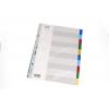 Bantex 6010 A4 11孔10級膠質顏色索引分類(10色)