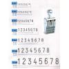 Shiny N-58 8位數字印 (3mm)
