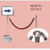 AST 66 欄杆座(勾繩型)支柱x2+紅繩x1