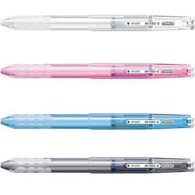 Pilot HiTec-C Coleto 15C透明3色筆桿