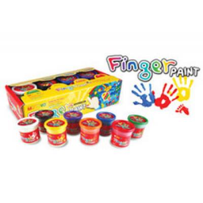 MUNGYO MFP-6AJ 6色 Finger paint 手指顏料(盒庄)