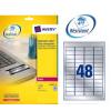 Avery L6009 Heavy Duty Silver Label(20st)