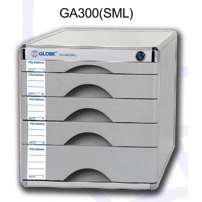 Globe GA300SML 鋁質有鎖桌上A4文件櫃