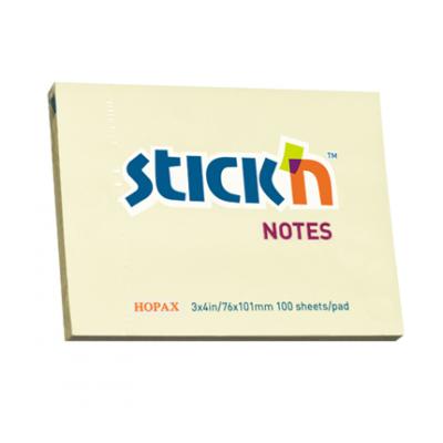 Stick N #21008 3"X4"黃色記事貼