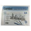 Gambol W-PG2051 110g A4 膠裝圖畫簿(50頁)天開