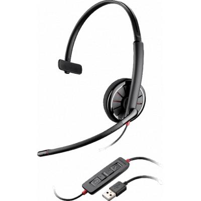 Plantronics C310 Over-the-Head Monaural Style, WB, NC, DSP, SoundGuard, UC