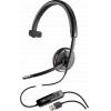 Plantronics C510 Over-the-Head Monaural Style, WB, NC, DSP, SoundGuard, Case, UC