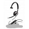 Plantronics C710 Over-the-Head Monaural Style, WB, NC, DSP, SoundGuard, A2DP, Bluetooth, Case,