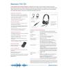 Plantronics C710 Over-the-Head Monaural Style, WB, NC, DSP, SoundGuard, A2DP, Bluetooth, Case,