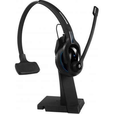 Sennheiser MB Pro1 UC ML High End Bluetooth Mobile Business headset with charging stand and small dongle for UC with MS