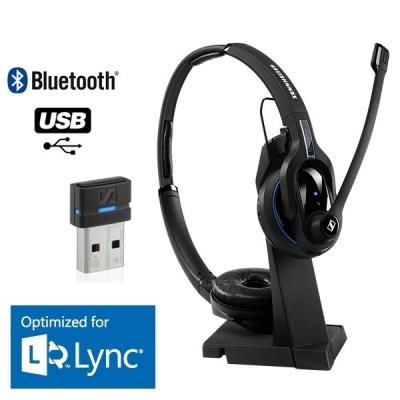 Sennheiser MB Pro2 UC ML High End Bluetooth Mobile Business headset with charging stand and small dongle for UC with MS