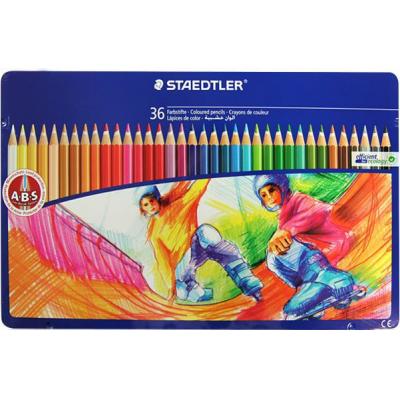 Staedtler 145 SPM36 鐵盒木顏色筆(36色)