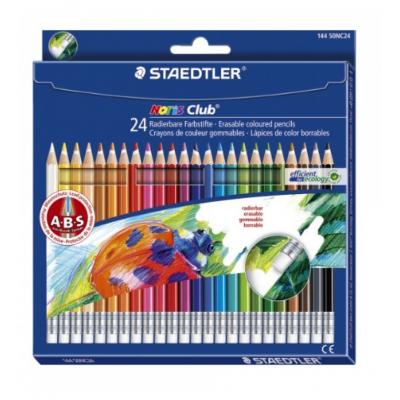 Staedtler 144 50NC24 擦得甩木顏色筆(24色)