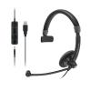 Sennheiser SC45 USB MS Monaural UC headset,USB and 3.5m...