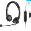 Sennheiser SC75 USB MS Binaural UC headset,USB and 3.5mm jack