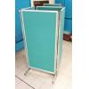 不銹鋼雙面活動展板 H1800xW900mm(布面/水松/絨/白板面)-2件/套