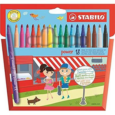 Stabilo 280/18-01 Power Fibre Pen 水筆-18色