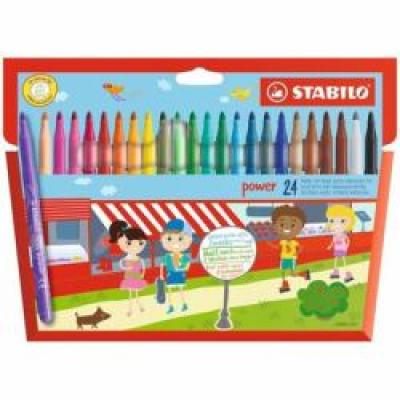 Stabilo 280/24-01 Power Fibre Pen 水筆-24色