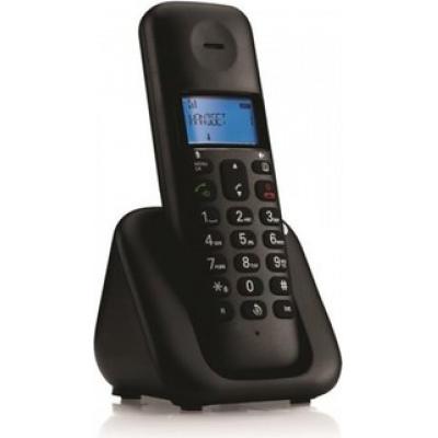 Motorola T301+ Single Dect Phone-Black