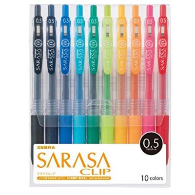 Zebra Sarasa JJ15-10CA (0.5mm) 順利筆(10支裝)