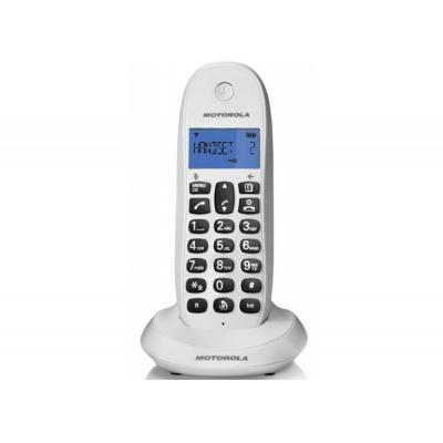 Motorola C1001LB+Single Dect Phone-White