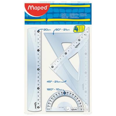 Maped MP242815 迷你幾何量尺套裝(共4把)