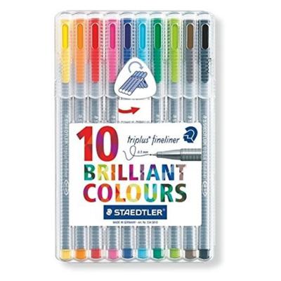 Staedtler 334 SB10 Brilliant Col 幼線筆(10色套裝)