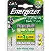 Energizer 勁量 AAA 700mAh 全能型充電電芯(4粒裝)