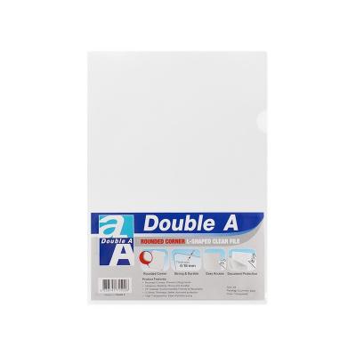 Double A (F4) 圓角護手L型膠快勞套-355x 240mm(12pcs)