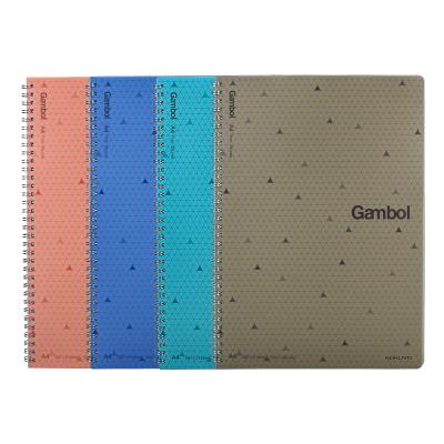 Gambol GTN3826 雙線圈膠面簿A5 80頁(透明色)