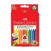 Faber-Castell 122612 擦得甩三角蠟筆(12色)