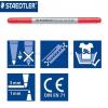 Staedtler 320NWP12 12 雙頭水彩筆-12色