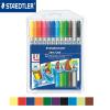 Staedtler 320NWP12 12 雙頭水彩筆-12色