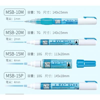 ZIG 2 Way Glue 兩用無酸膠水筆