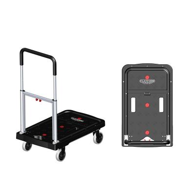 Cart FW-99F Flatform 300 lb容量四輪折疊手推車