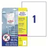 Zweckform L8001-10 A4 Antimicrobial 抗菌膠質 label-White (1...