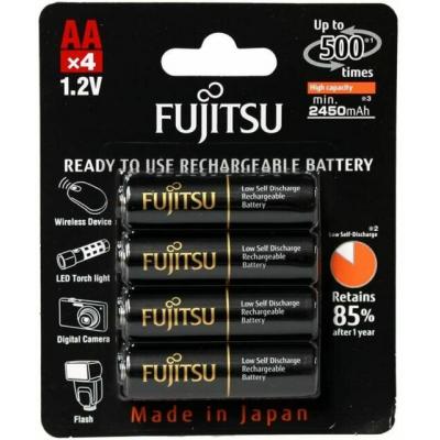 Fujitsu AA Rechargeable Battery 2450mAh 充電電芯(4粒裝)