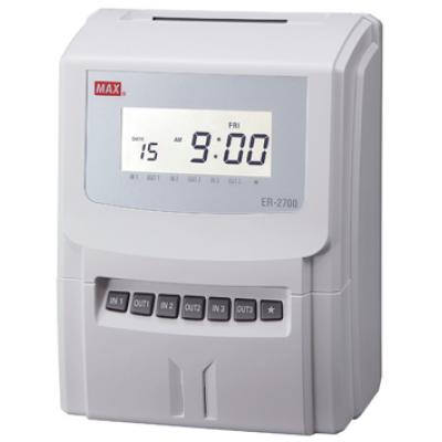 Max ER-2700 全自動打咭鐘(可累積工時)