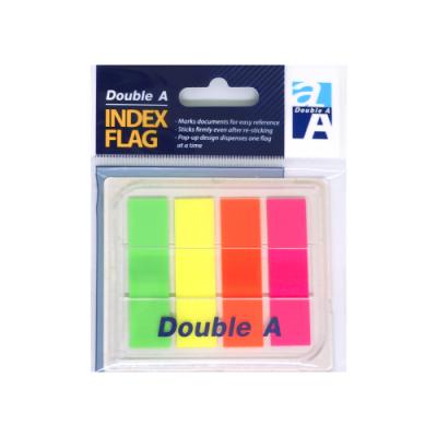 Double A4 4色螢光透明標籤貼45X12mm
