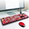 MOPII Sweet 馬卡龍色 2.4G wireless keyboard and mouse (附倉頡碼)