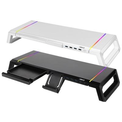 ICE Coorel T1 HDW-001  多用途RGB電腦顯示器支架 連 4*USB3.0 可控燈效(可關燈)