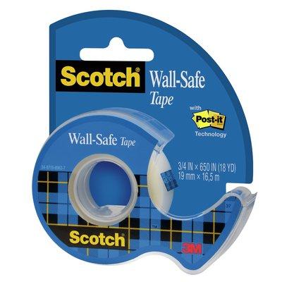 3M 183 3/4"x16.5M Wall Safe 不傷牆隱形膠紙連座