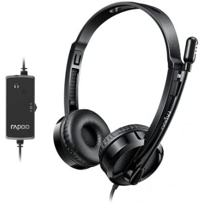 Rapoo H120 Stereo Headset 頭戴式耳機(USB+3.5mm 兩用)