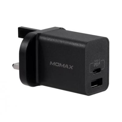 Momax MM-UM13 One Plug USB+USB-C 雙輸出快速充電器總(輸出20W)