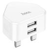 Hoco C90B 2USB 2.4A UK Charger